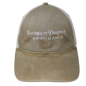 Gartner-Denowh Angus Ranch Baseball Cap Brown One Size Adjustable Fahrenheit